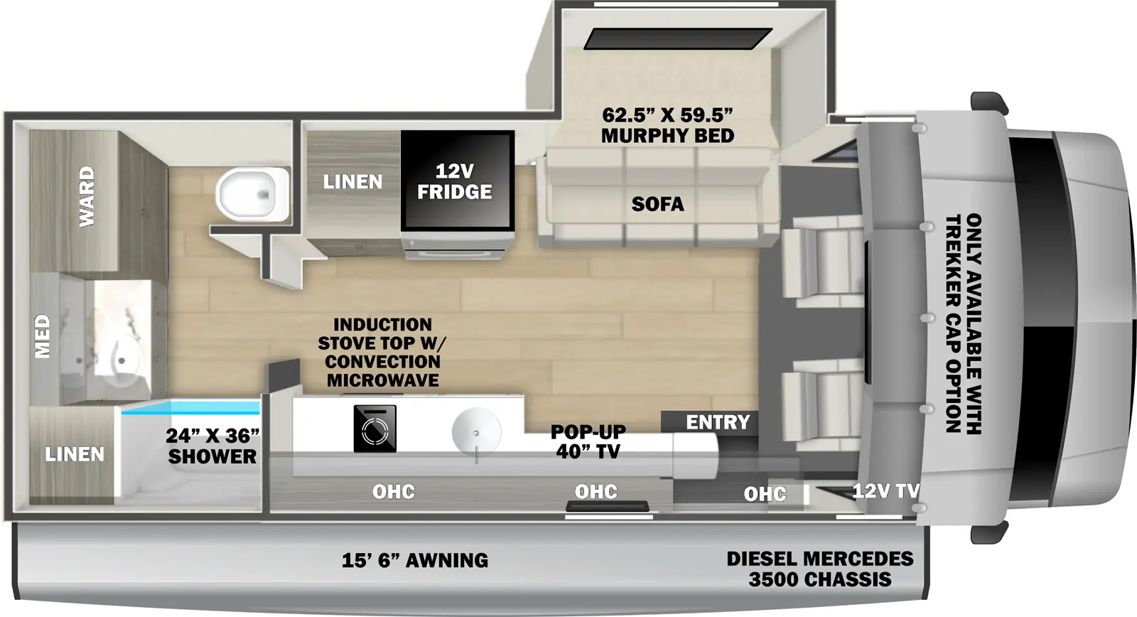 Forester 2401M Floorplan